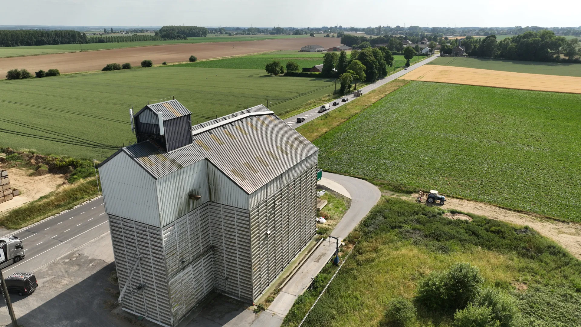 Photo aérienne du dépôt de Meux