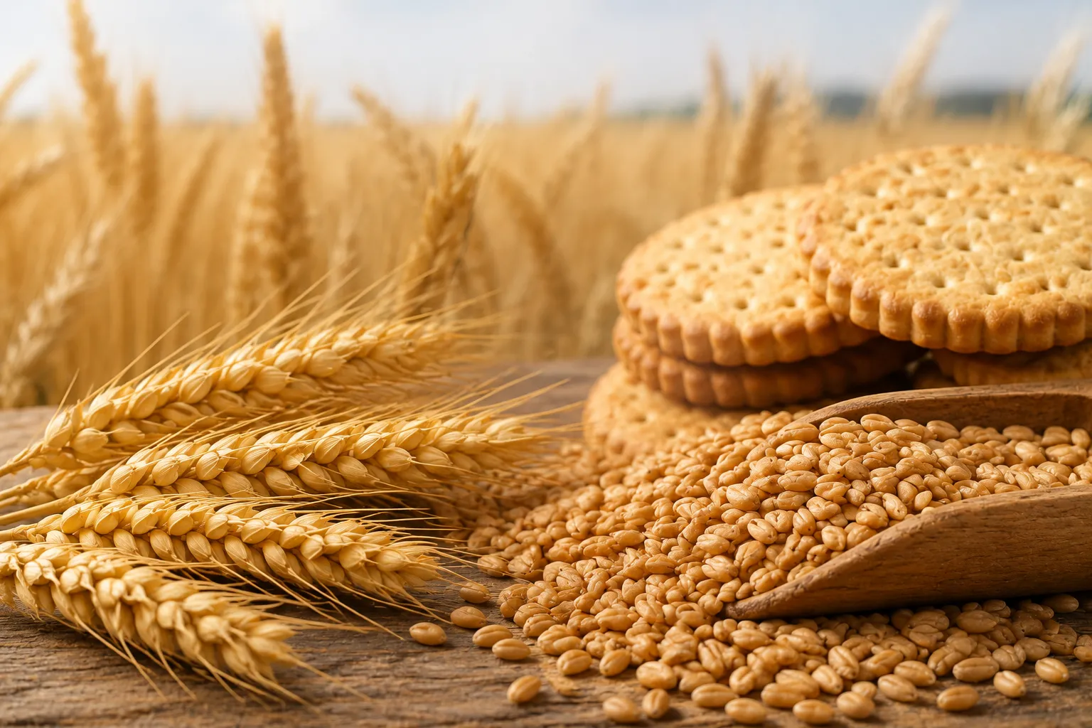 image repr&eacute;sentant du bl&eacute; biscuitier, des biscuits et la c&eacute;r&eacute;ales