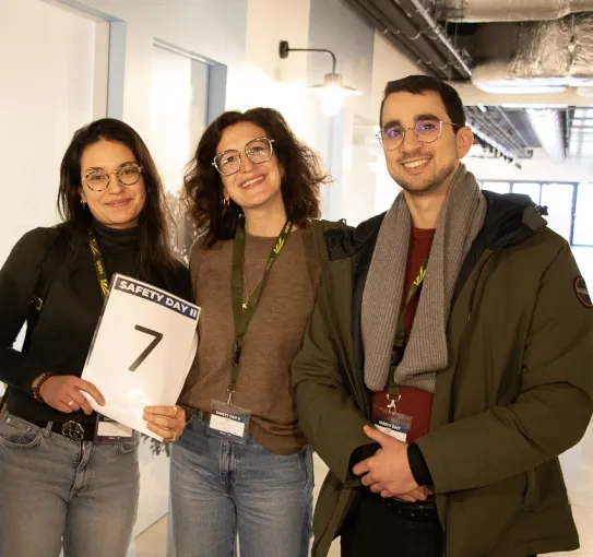 photo représentant les membres d'une équipe