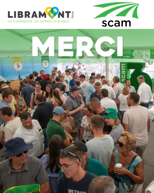 photo du stand de la SCAM &agrave; Libramont 